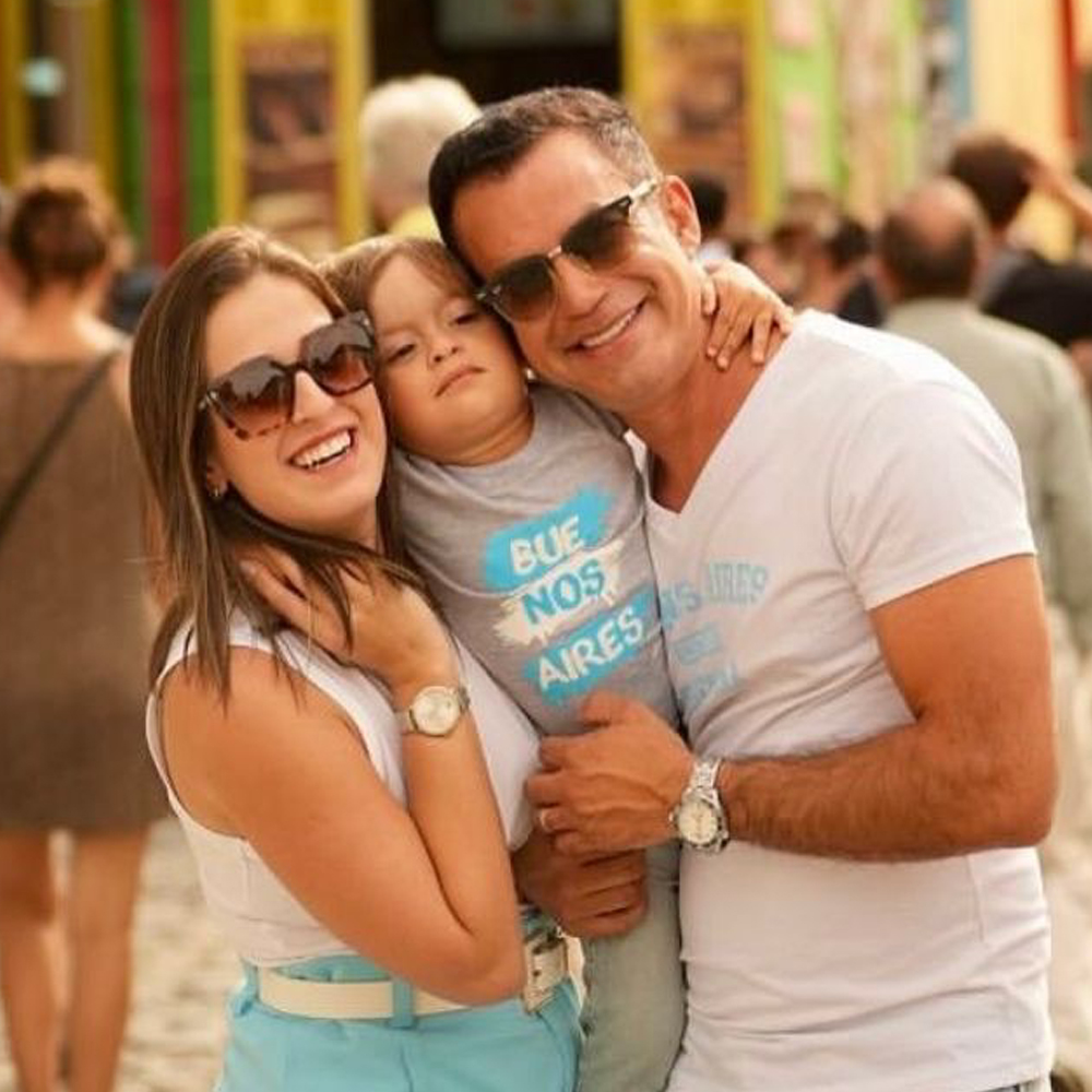Amanda, Daniel e Davi